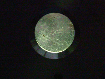 カビが生えたレンズ