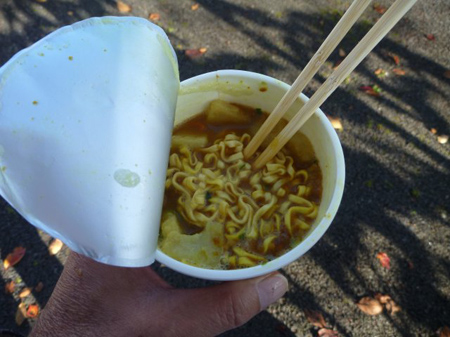 蕎麦の刈り入れ