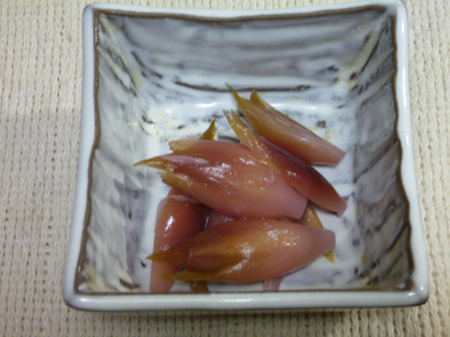 夏野菜茗荷