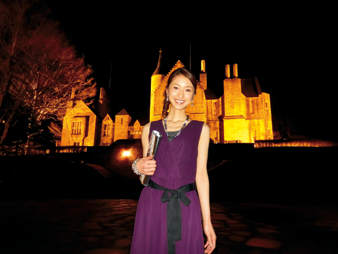 夜景ポートレート