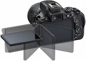 撮りたいアングル、自由自在。バリアングル液晶
