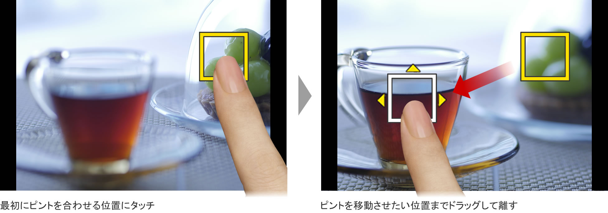 ピント送り