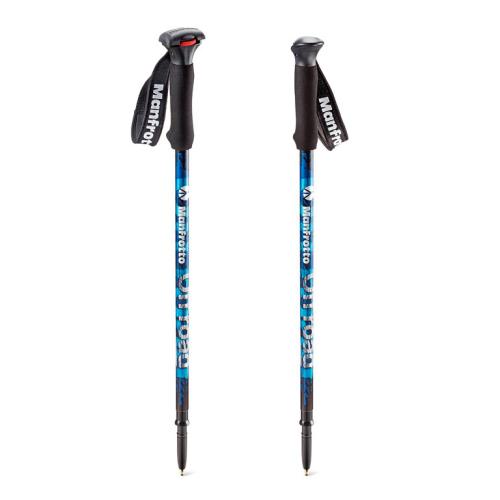 製品写真：Manfrotto MMOFFROADB Off road ウォーキングスティック ブルー