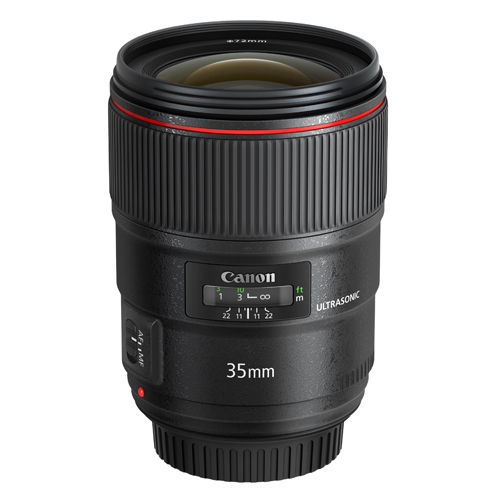 製品写真：キヤノン EF35mm F1.4L II USM