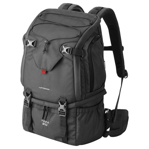 製品写真：ハクバ SLD-TR20BK ルフトデザイン トレック20 バックパック ブラック