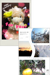 ちょっとした加工でおしゃれな画像に仕上がりました！