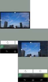 両端がつながったときに違和感のない写真を選びましょう。